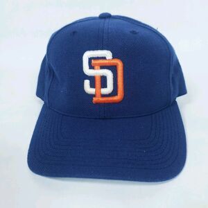 Vintage 90s San Diego Padres Wool Hat Enterprise MLB Baseball Cap Snapback